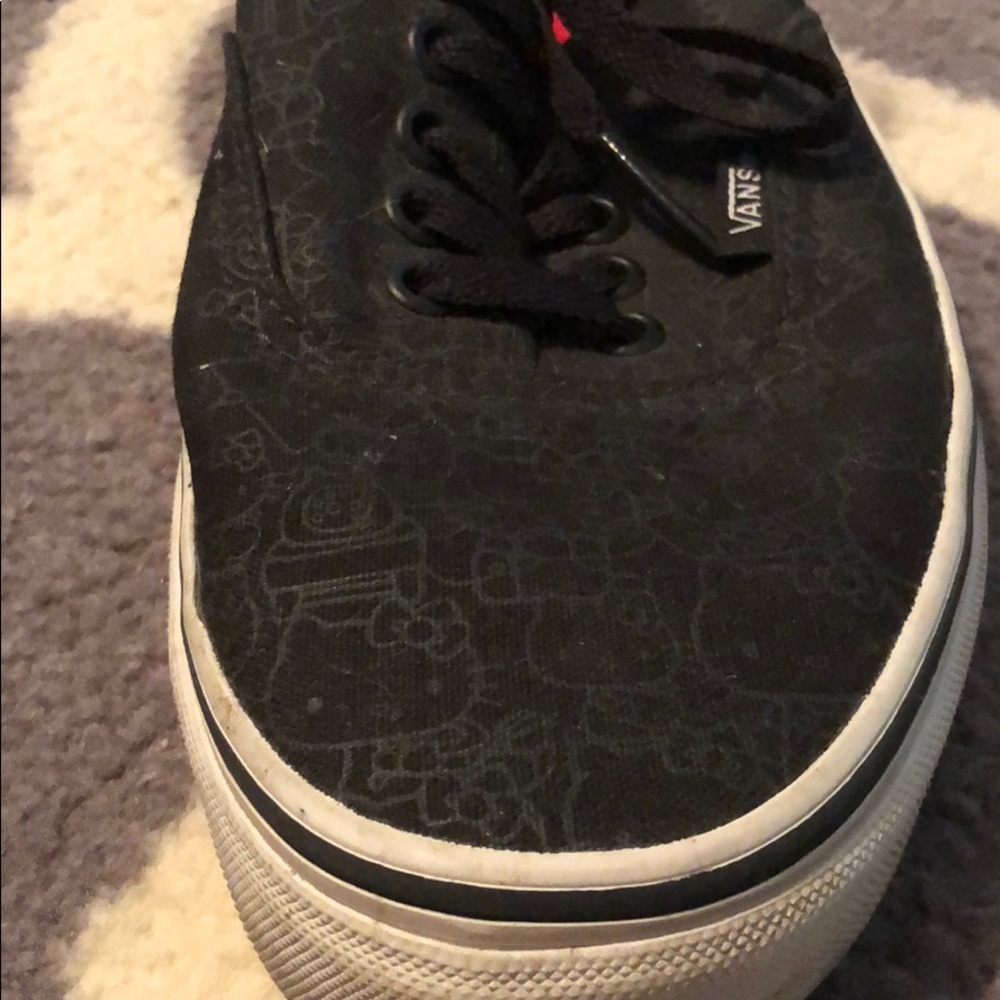 Black Vans Hello Kitty Size 9